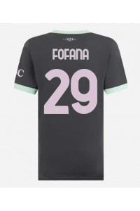 Fotbalové Dres AC Milan Youssouf Fofana #29 Dámské Třetí Oblečení 2024-25 Krátký Rukáv